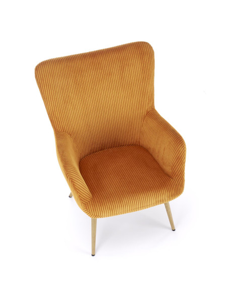 AMARO fotel wypoczynkowy, musztardowy