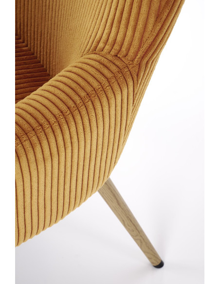 AMARO fotel wypoczynkowy, musztardowy