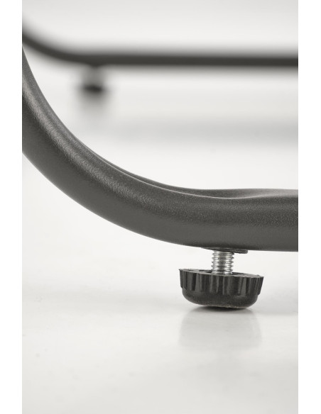 CONOR Zestaw Ogrodowy Popielaty | Sofa, 2 Fotele, Stolik 75x45x41 - Wygodny