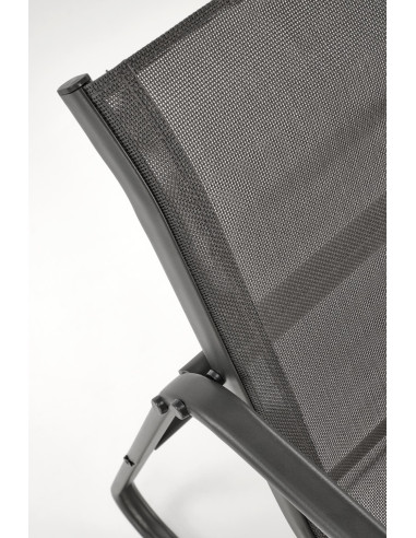 CONOR Zestaw Ogrodowy Popielaty | Sofa, 2 Fotele, Stolik 75x45x41 - Wygodny