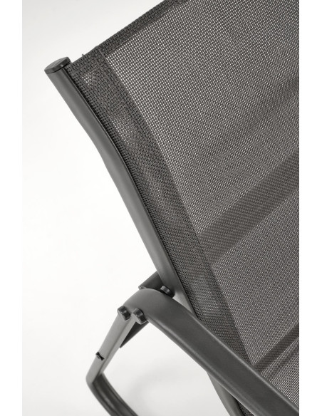 CONOR Zestaw Ogrodowy Popielaty | Sofa, 2 Fotele, Stolik 75x45x41 - Wygodny