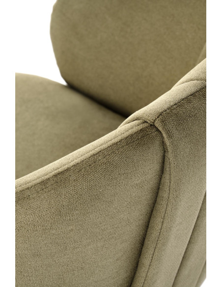 K533 krzesło nogi - czarne, siedzisko - oliwkowe