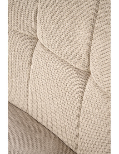 K534 krzesło nogi - czarne, siedzisko - beżowe