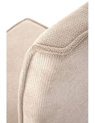 K534 krzesło nogi - czarne, siedzisko - beżowe