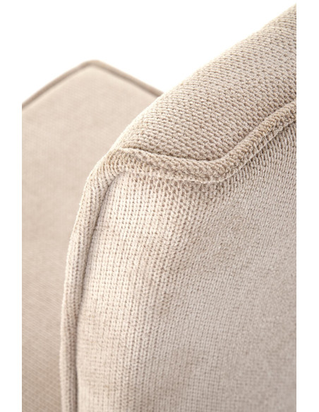 K534 krzesło nogi - czarne, siedzisko - beżowe