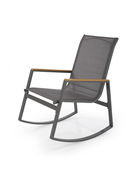 ZLATAN krzesło ogrodowe c.popiel / j.popiel