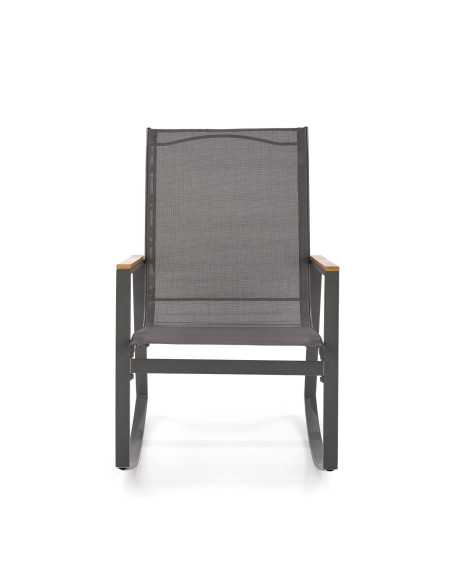 ZLATAN krzesło ogrodowe c.popiel / j.popiel