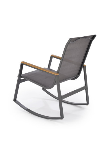 ZLATAN krzesło ogrodowe c.popiel / j.popiel