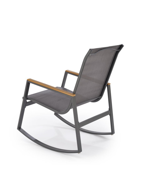 ZLATAN krzesło ogrodowe c.popiel / j.popiel