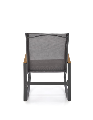 ZLATAN krzesło ogrodowe c.popiel / j.popiel