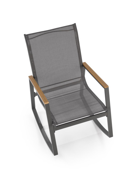 ZLATAN krzesło ogrodowe c.popiel / j.popiel
