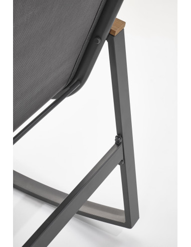 ZLATAN krzesło ogrodowe c.popiel / j.popiel