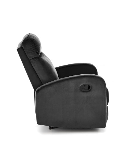 WONDER fotel rozkładany z funkcja kołyski, czarny (1p 1szt)