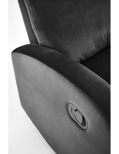 WONDER fotel rozkładany z funkcja kołyski, czarny (1p 1szt)