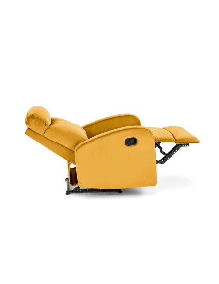 WONDER fotel rozkładany z funkcja kołyski, musztardowy (1p 1szt)