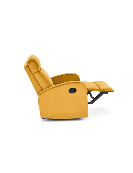 WONDER fotel rozkładany z funkcja kołyski, musztardowy (1p 1szt)