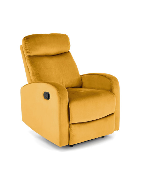 WONDER fotel rozkładany z funkcja kołyski, musztardowy (1p 1szt)