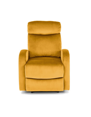 WONDER fotel rozkładany z funkcja kołyski, musztardowy (1p 1szt)