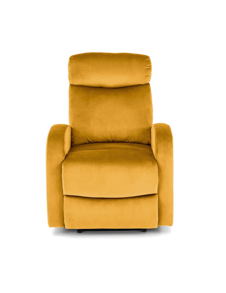 WONDER fotel rozkładany z funkcja kołyski, musztardowy (1p 1szt)