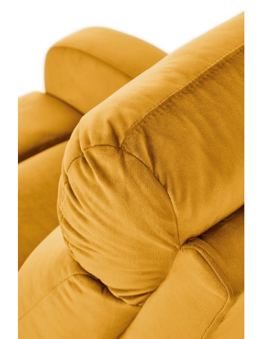 WONDER fotel rozkładany z funkcja kołyski, musztardowy (1p 1szt)