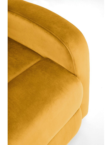 WONDER fotel rozkładany z funkcja kołyski, musztardowy (1p 1szt)