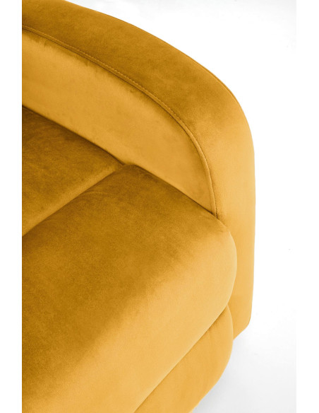 WONDER fotel rozkładany z funkcja kołyski, musztardowy (1p 1szt)