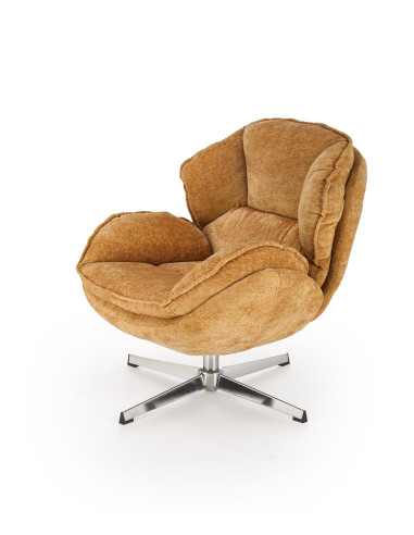 GUIDO fotel wypoczynkowy musztardowy