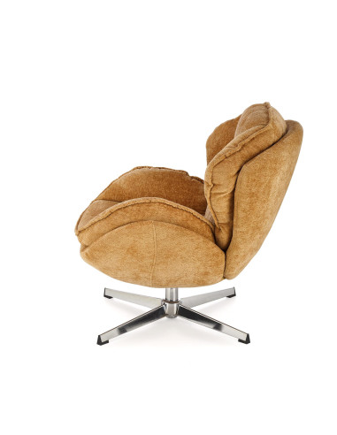 GUIDO fotel wypoczynkowy musztardowy