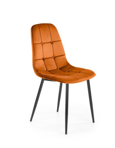 K417 krzesło cynamonowy velvet (1p 4szt)