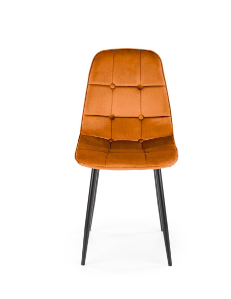 K417 krzesło cynamonowy velvet (1p 4szt)