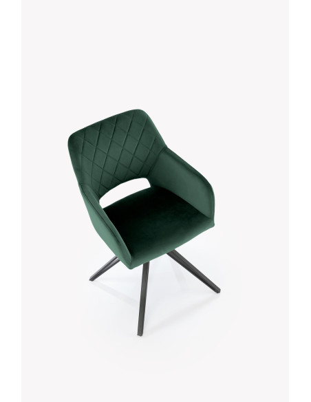 K535 krzesło ciemny zielony