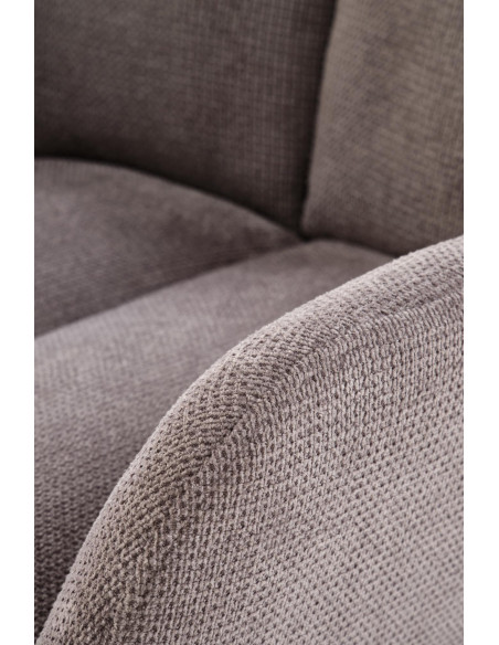 K536 Krzesło Popielate, Obracane 360°, Nogi Czarne | Wyjątkowy Styl