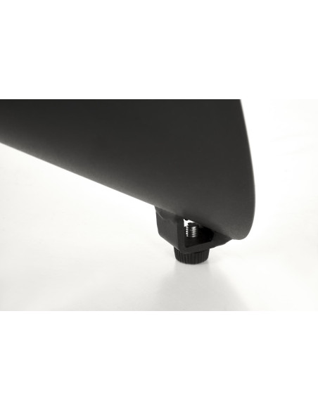 GIOVANI Stół Okrągły Fi135/76 cm Spiek Zielony Marmur | Nogi Stalowe Czarne