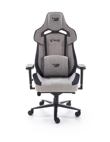 ALISTER Fotel Gabinetowy Popielaty-Czarny Regulowane Podłokietniki, MULTIBLOCK