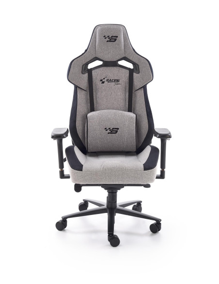 ALISTER Fotel Gabinetowy Popielaty-Czarny Regulowane Podłokietniki, MULTIBLOCK