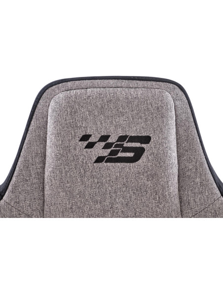 ALISTER Fotel Gabinetowy Popielaty-Czarny Regulowane Podłokietniki, MULTIBLOCK