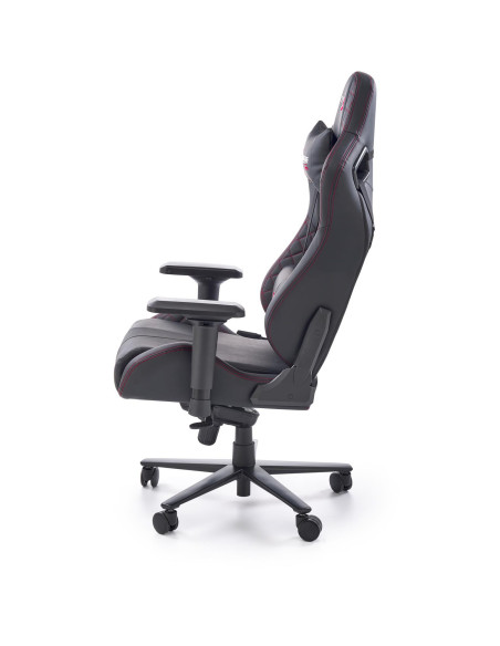 CHAVEZ Fotel Gabinetowy Czarny | Eco Skóra, Regulowane Podłokietniki