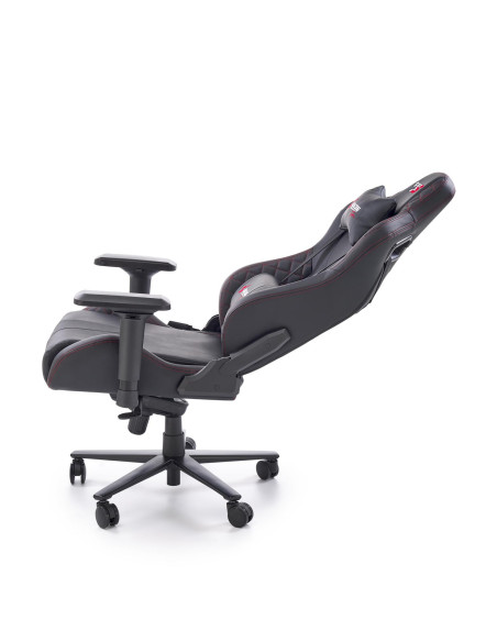 CHAVEZ Fotel Gabinetowy Czarny | Eco Skóra, Regulowane Podłokietniki