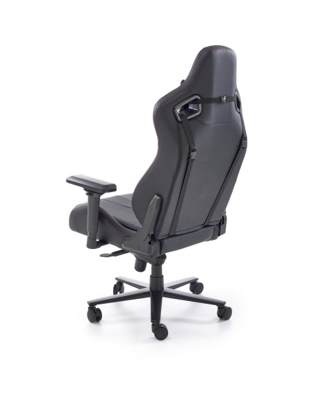 CHAVEZ Fotel Gabinetowy Czarny | Eco Skóra, Regulowane Podłokietniki