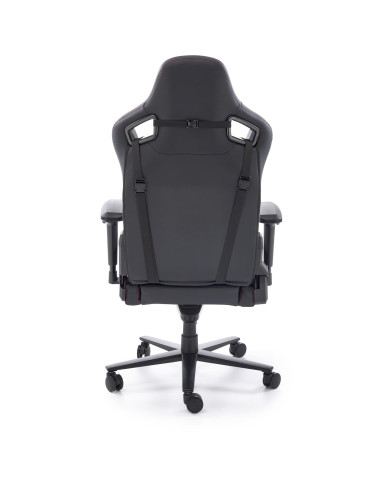 CHAVEZ Fotel Gabinetowy Czarny | Eco Skóra, Regulowane Podłokietniki