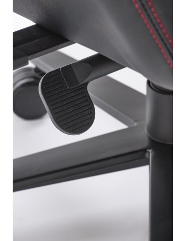 CHAVEZ Fotel Gabinetowy Czarny | Eco Skóra, Regulowane Podłokietniki