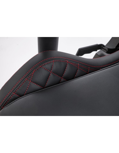 CHAVEZ Fotel Gabinetowy Czarny | Eco Skóra, Regulowane Podłokietniki