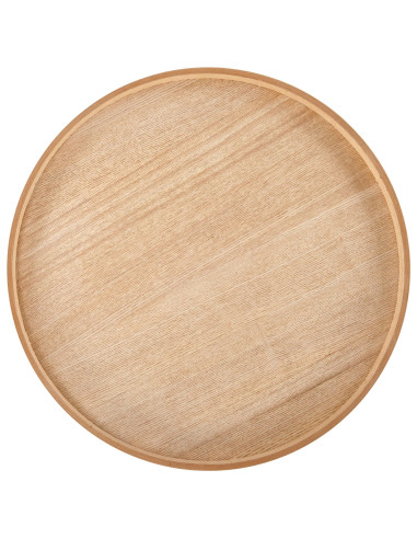 EDITTA Okrągła Ława Fi45/50 cm | MDF + Okleina Naturalna | Nowoczesny Styl