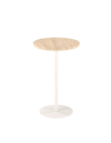 TRAVERSO ława, trawertyn / biały