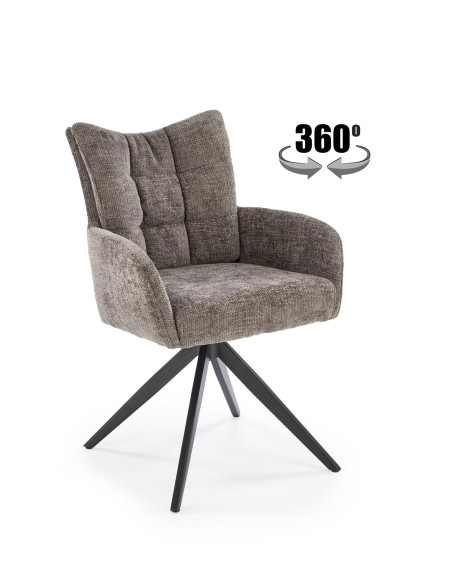 K540 krzesło popielaty