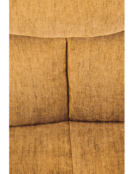 K495 Krzesło Musztardowe | Obracane 180°, Nogi Czarne - Elegancki Styl