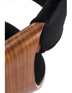 H124 hoker czarny / orzechowy 2