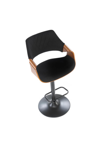 H124 hoker czarny / orzechowy