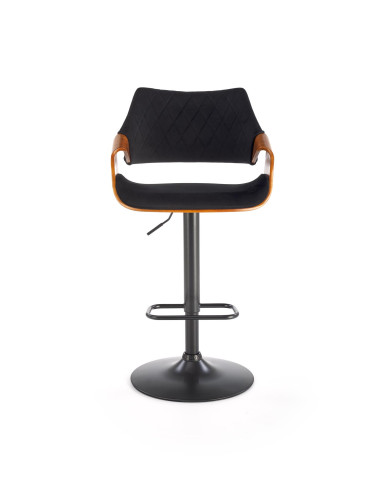 H124 hoker czarny / orzechowy