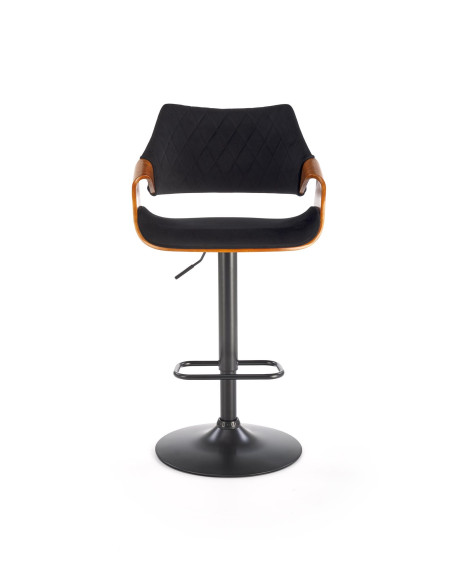 H124 hoker czarny / orzechowy